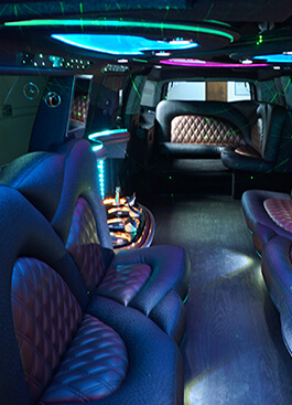 High-end limo interior